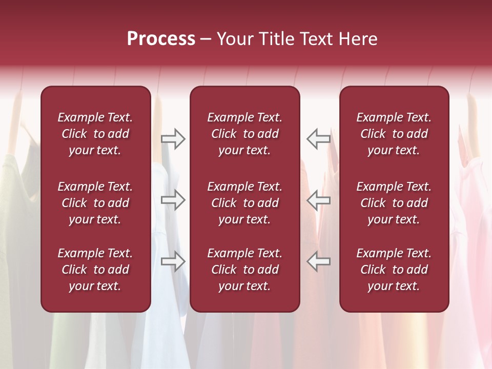 Clothes Hanger With T-Shirt PowerPoint Template