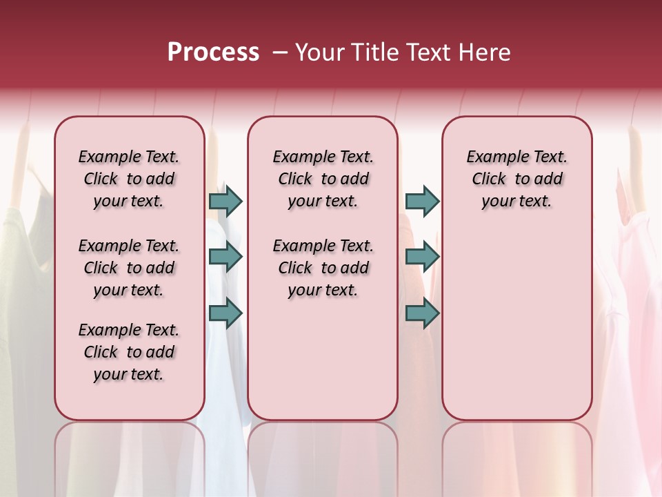 Clothes Hanger With T-Shirt PowerPoint Template