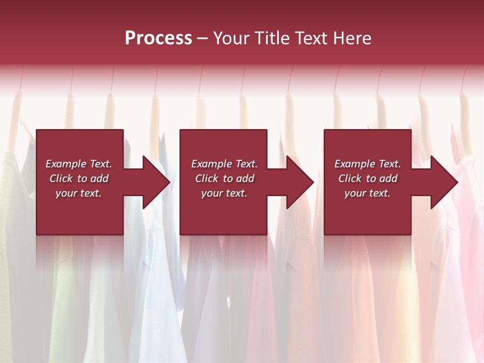 Clothes Hanger With T-Shirt PowerPoint Template