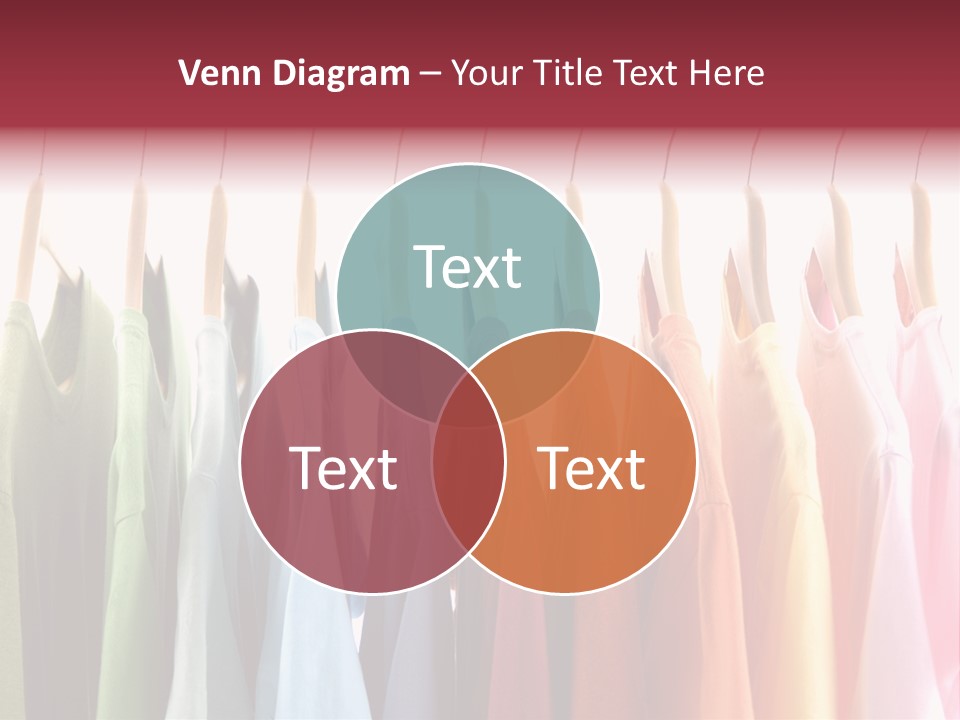 Clothes Hanger With T-Shirt PowerPoint Template