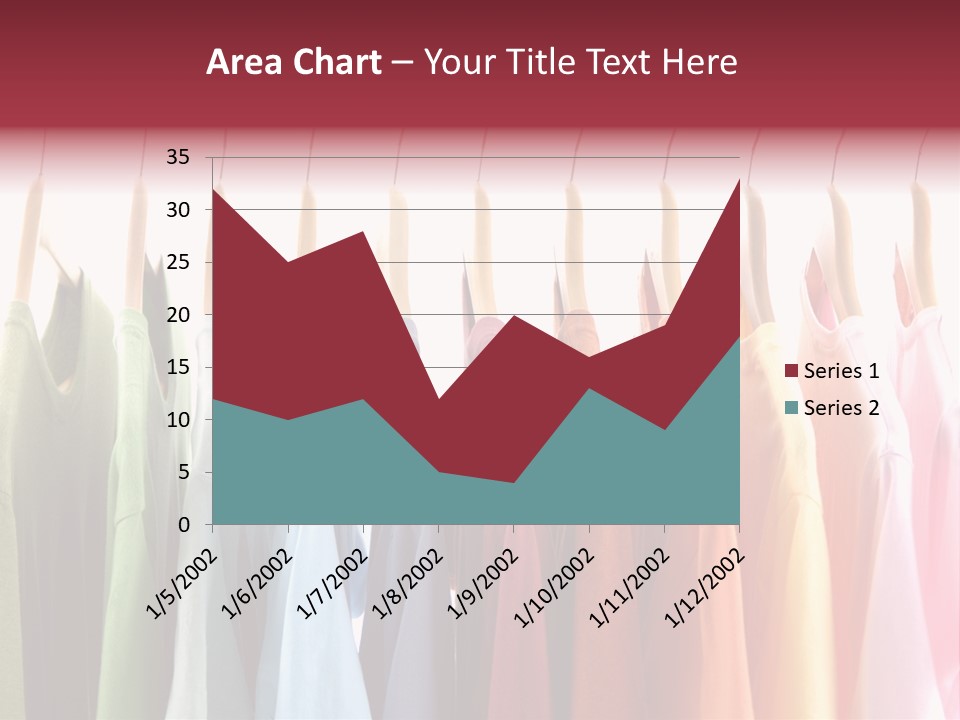 Clothes Hanger With T-Shirt PowerPoint Template