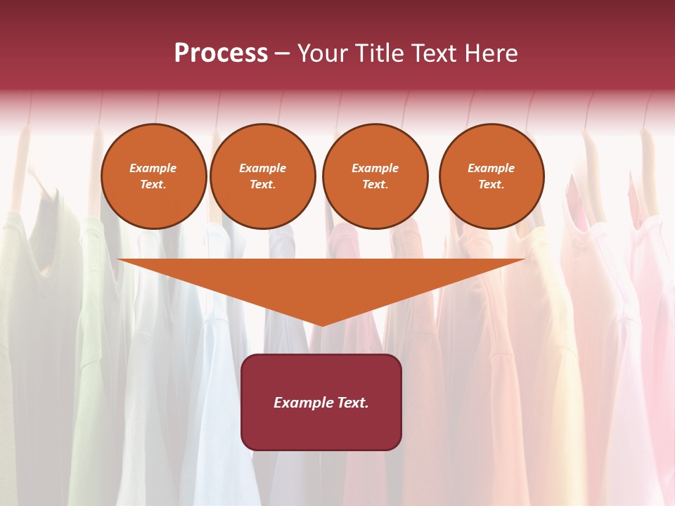 Clothes Hanger With T-Shirt PowerPoint Template