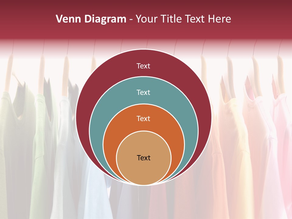 Clothes Hanger With T-Shirt PowerPoint Template