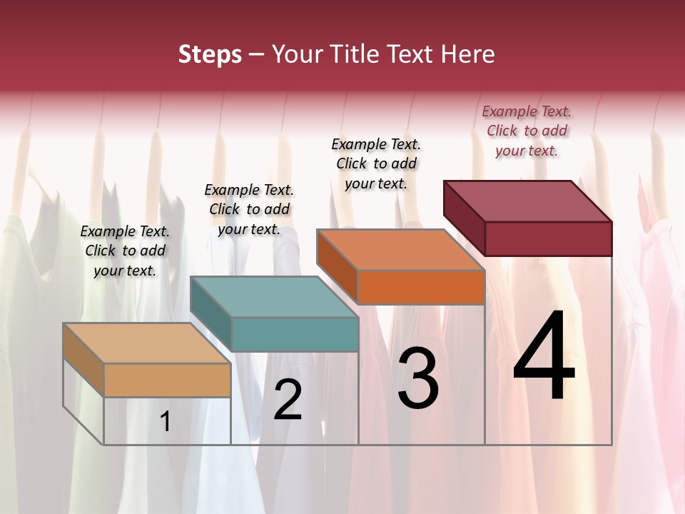 Clothes Hanger With T-Shirt PowerPoint Template