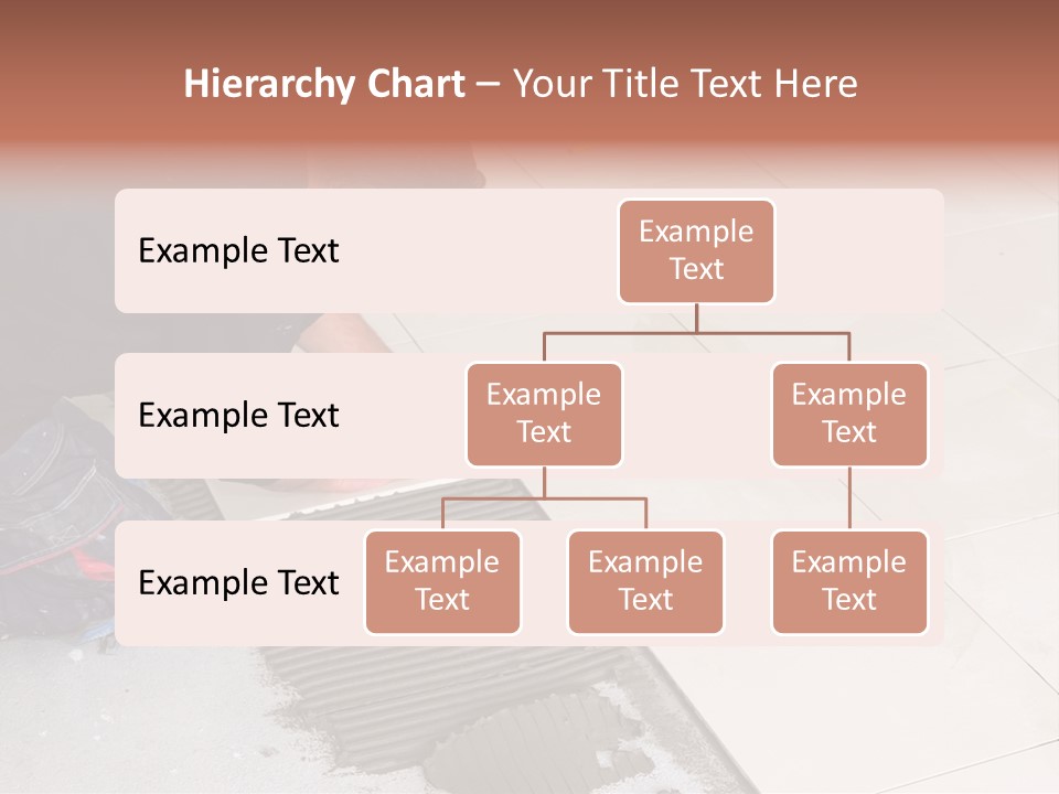 Man Installs Ceramic Tile PowerPoint Template