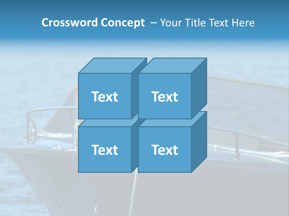 Dogs On A Power Boat, Lac Lemon, Switzerland PowerPoint Template