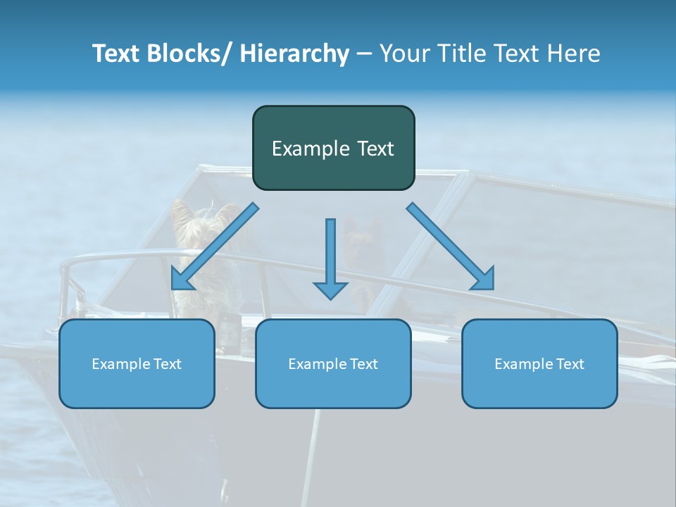 Dogs On A Power Boat, Lac Lemon, Switzerland PowerPoint Template