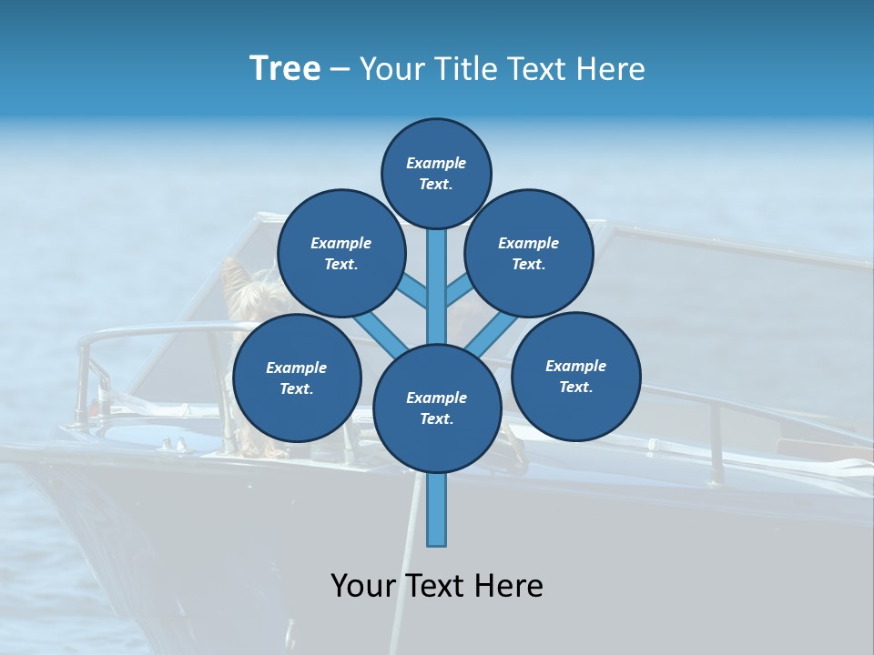 Dogs On A Power Boat, Lac Lemon, Switzerland PowerPoint Template