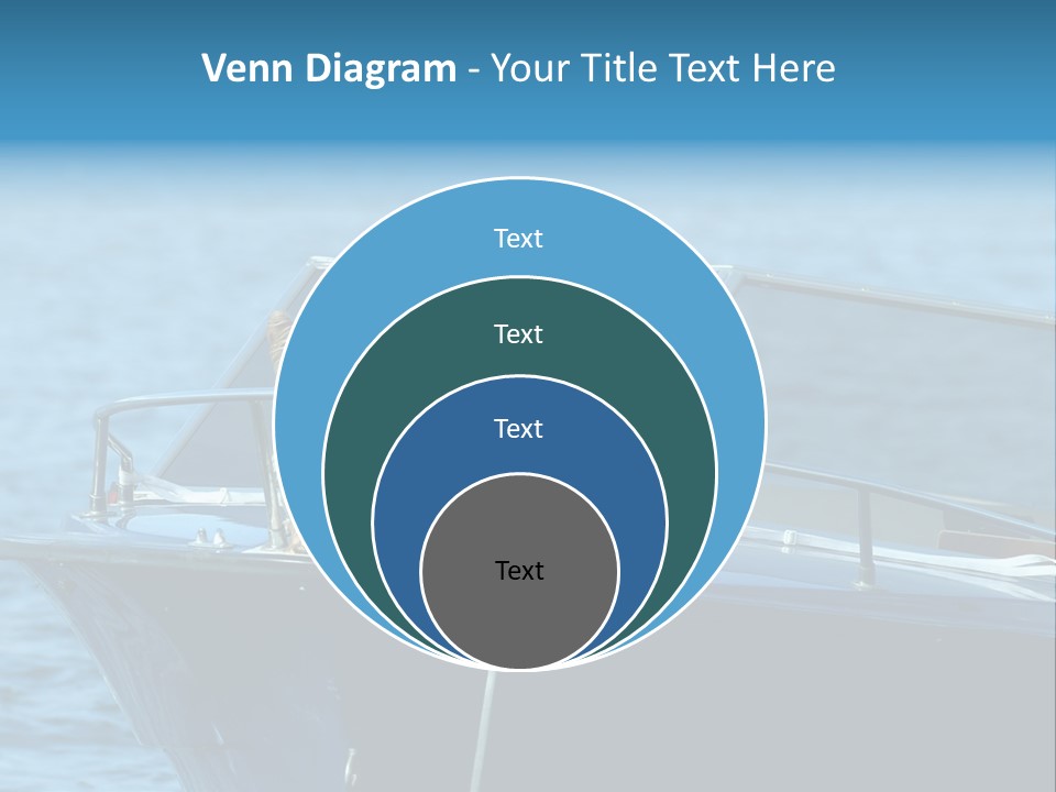 Dogs On A Power Boat, Lac Lemon, Switzerland PowerPoint Template