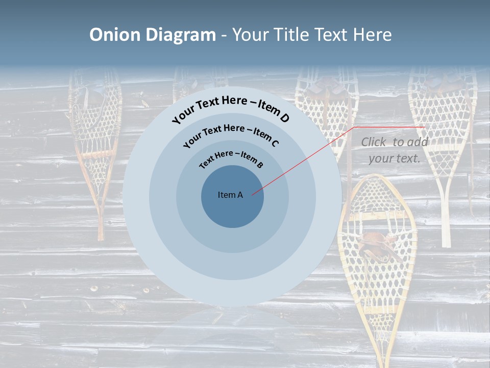 Old Snowshoes Nailed To The Side Of An Old Weathered Barn PowerPoint Template