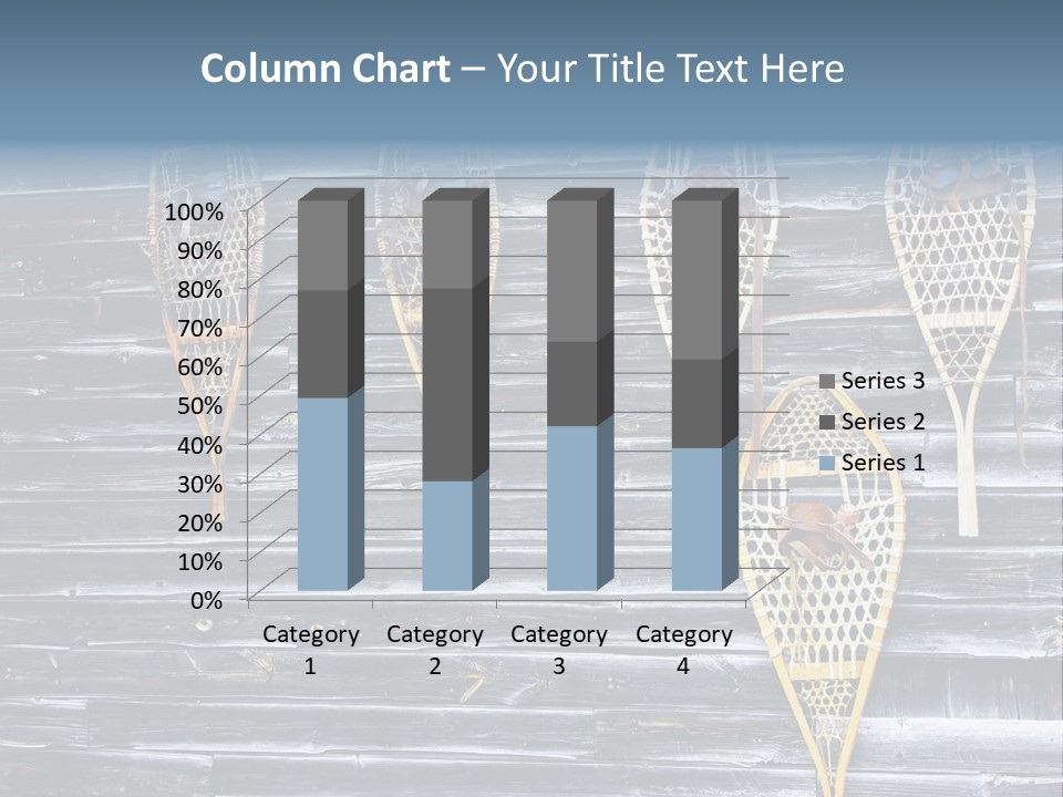 Old Snowshoes Nailed To The Side Of An Old Weathered Barn PowerPoint Template