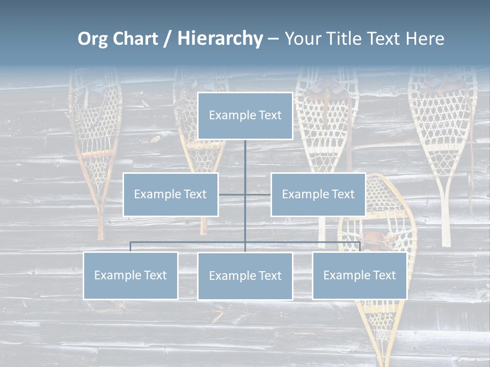Old Snowshoes Nailed To The Side Of An Old Weathered Barn PowerPoint Template