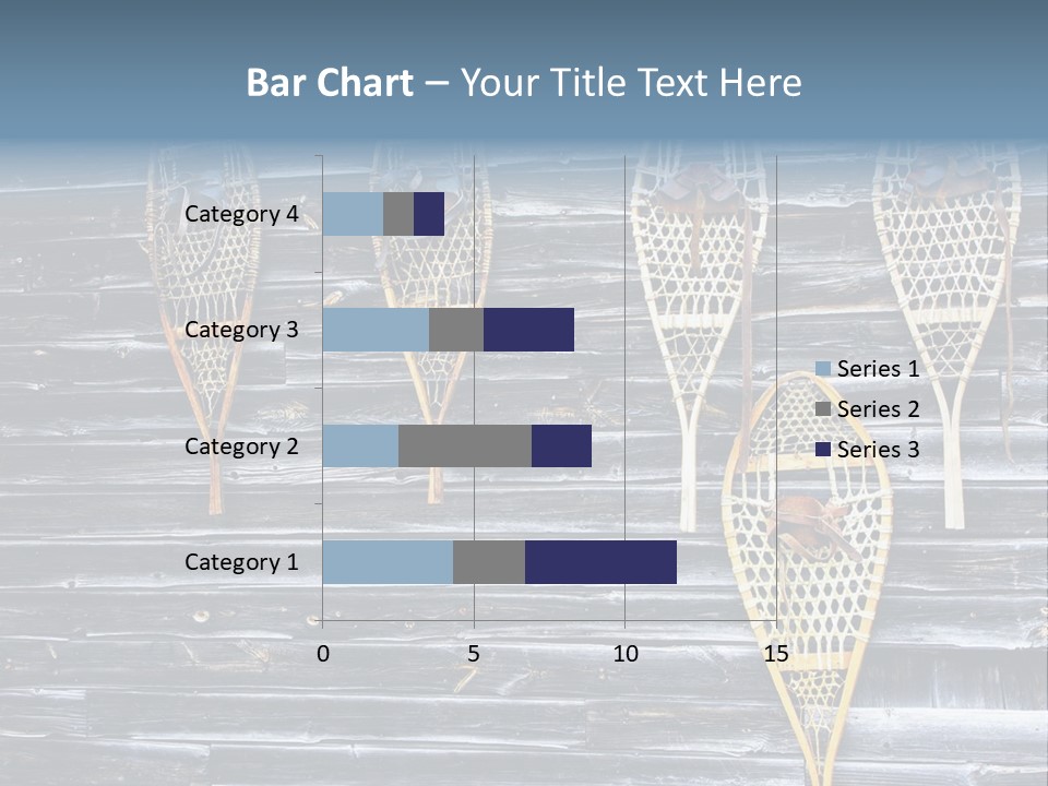 Old Snowshoes Nailed To The Side Of An Old Weathered Barn PowerPoint Template