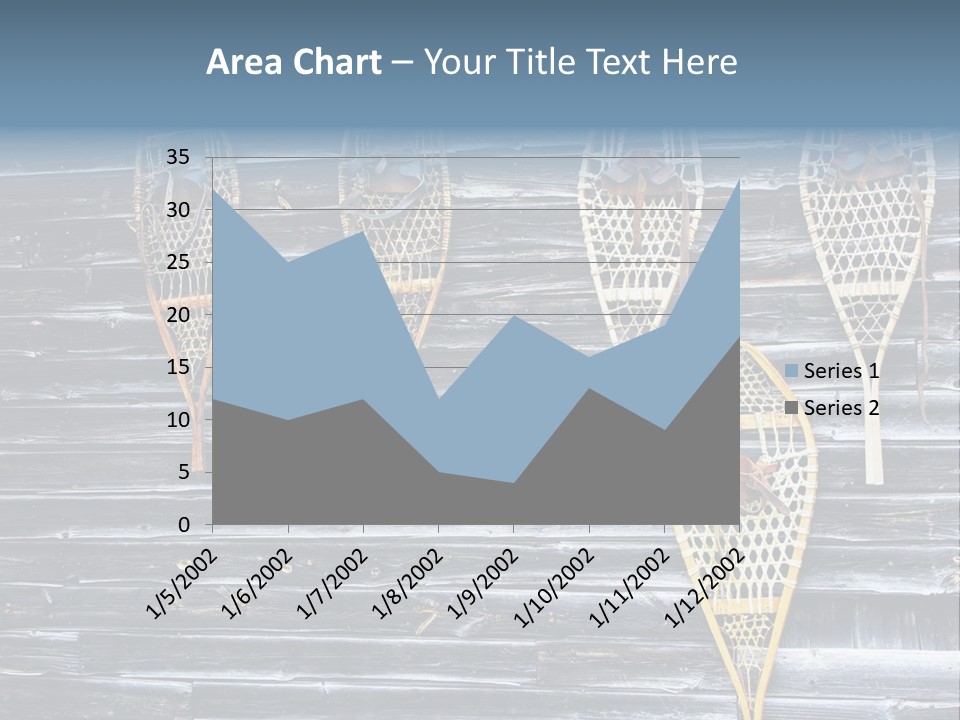 Old Snowshoes Nailed To The Side Of An Old Weathered Barn PowerPoint Template