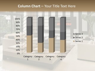 Modern House,Living-Room With The Modern Furniture PowerPoint Template