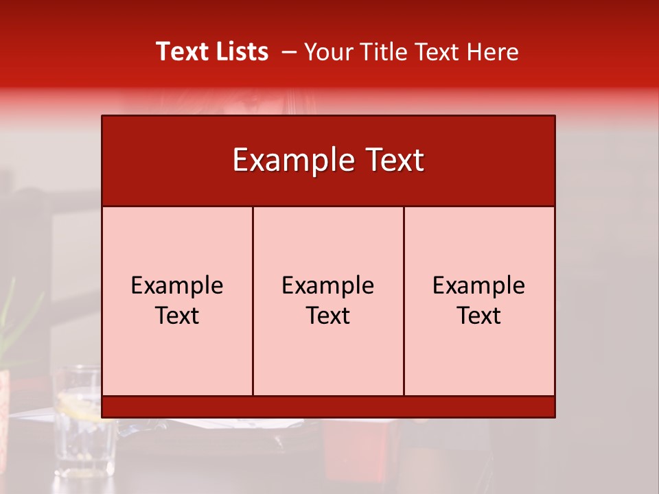 Pretty Blond Businesswoman Sitting In The Bar And Working PowerPoint Template