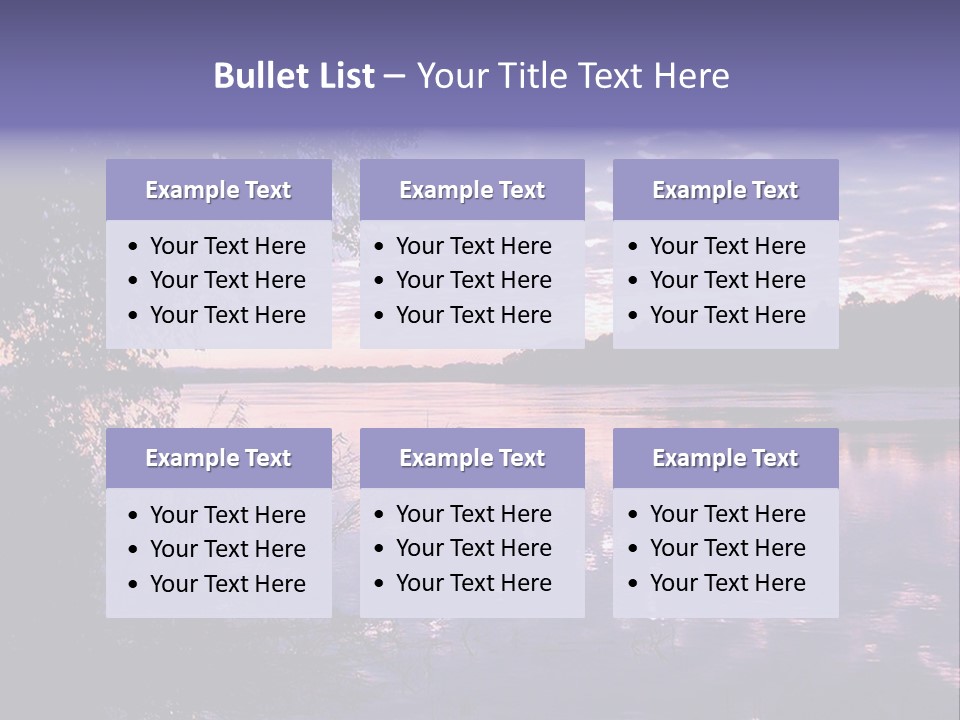 Zambezi Sunrise PowerPoint Template