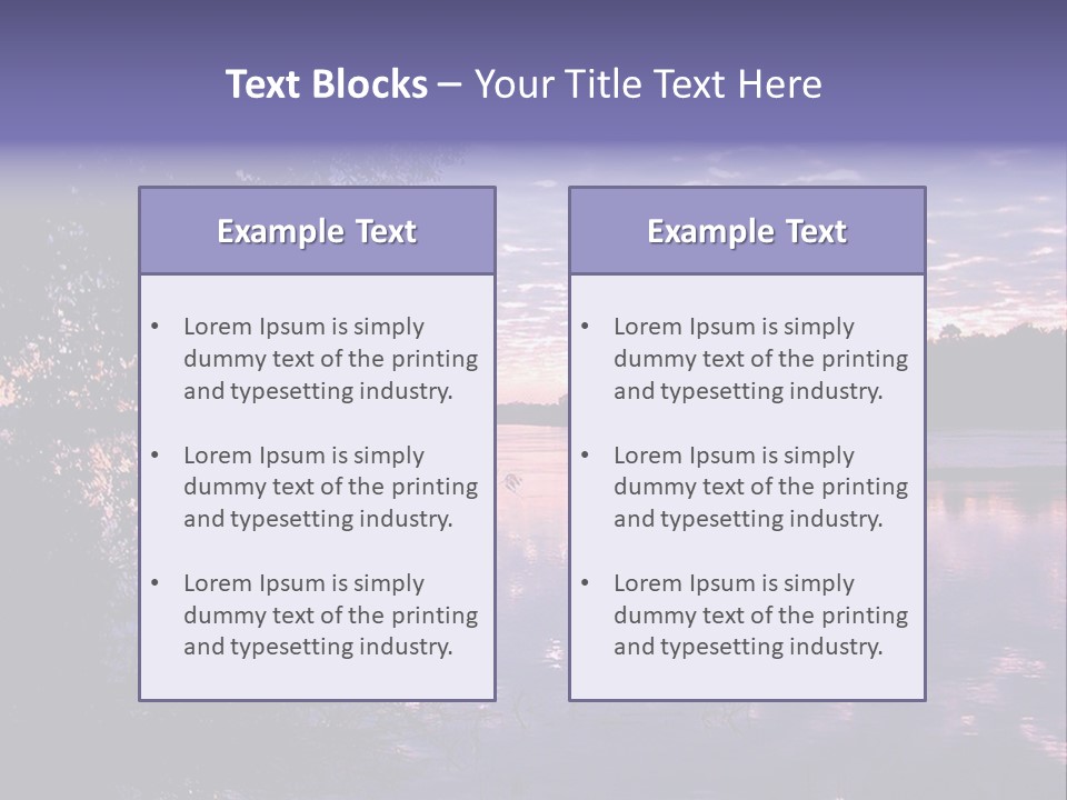 Zambezi Sunrise PowerPoint Template