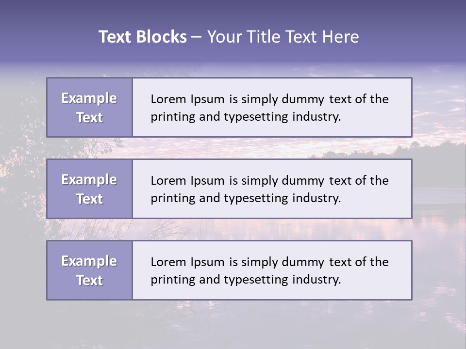 Zambezi Sunrise PowerPoint Template