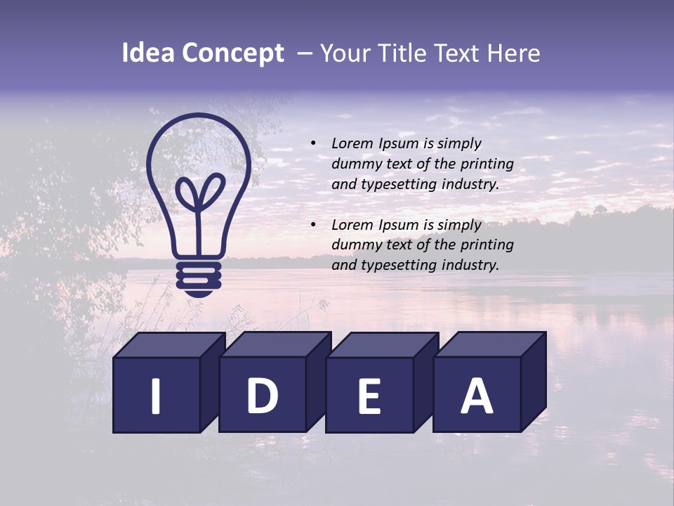 Zambezi Sunrise PowerPoint Template
