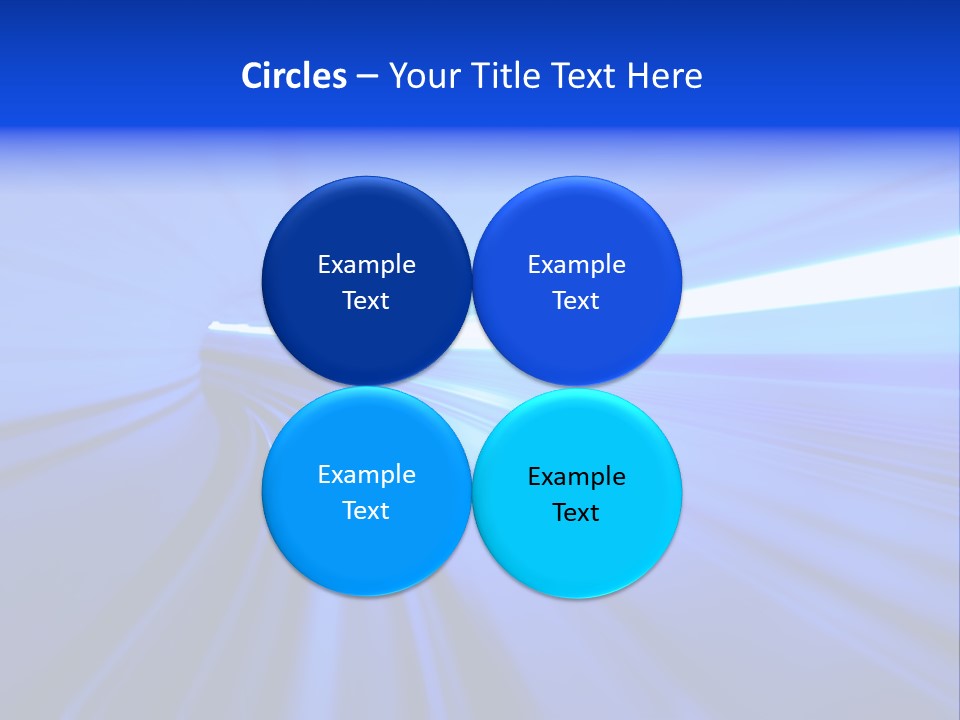 Motion Fast In Tunnel PowerPoint Template