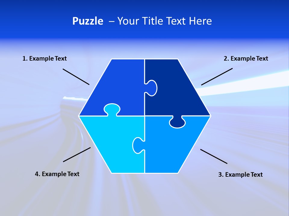Motion Fast In Tunnel PowerPoint Template