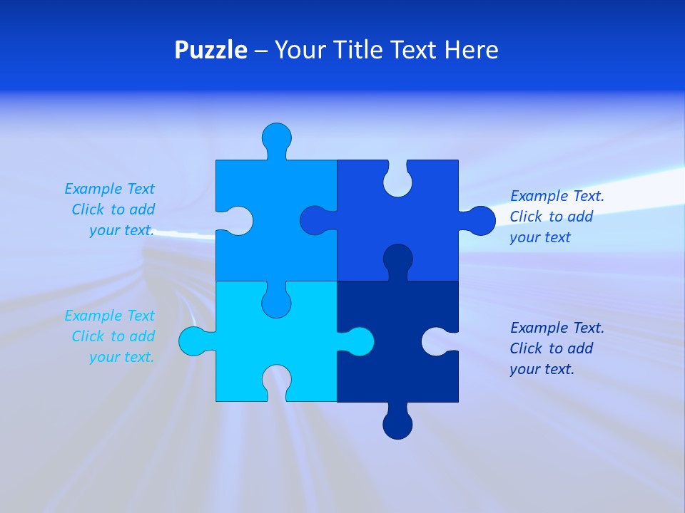 Motion Fast In Tunnel PowerPoint Template