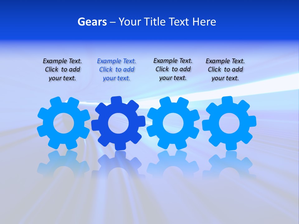 Motion Fast In Tunnel PowerPoint Template