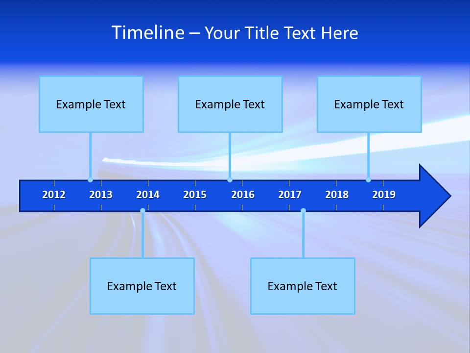 Motion Fast In Tunnel PowerPoint Template