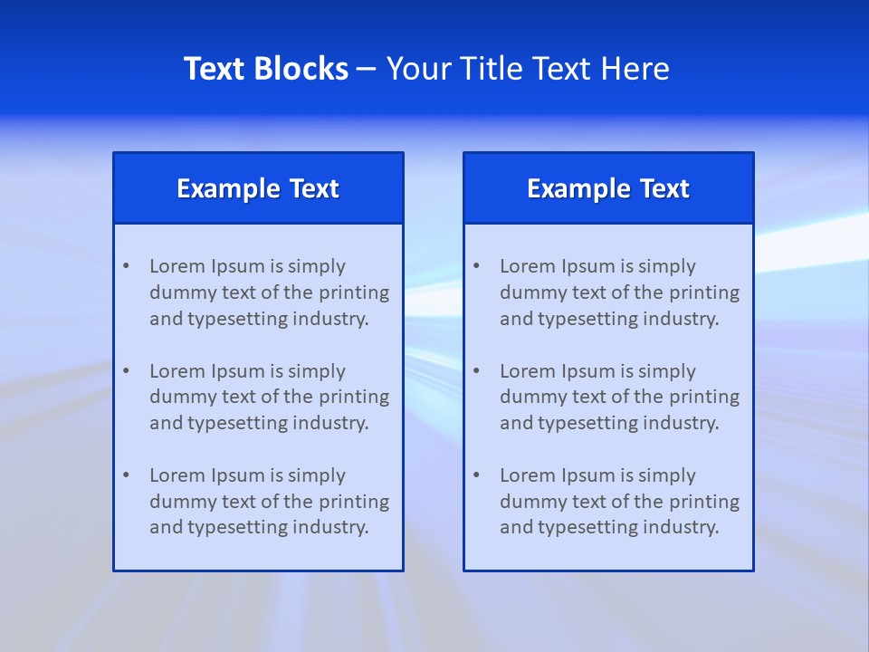 Motion Fast In Tunnel PowerPoint Template