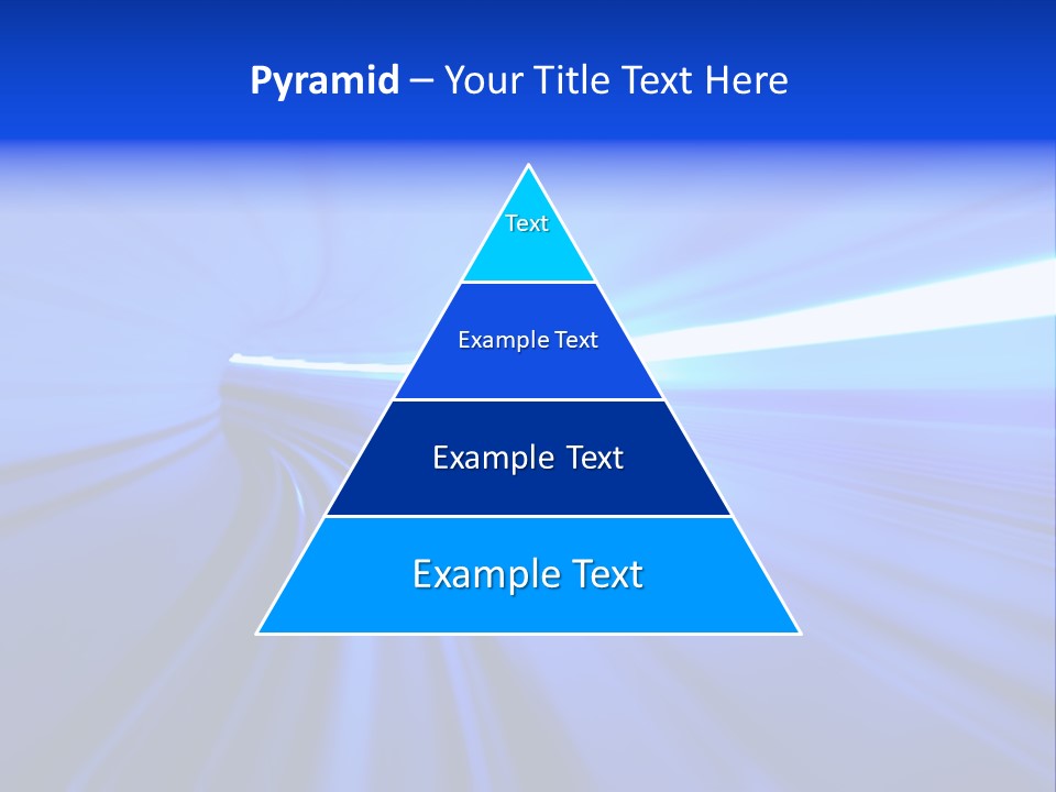 Motion Fast In Tunnel PowerPoint Template