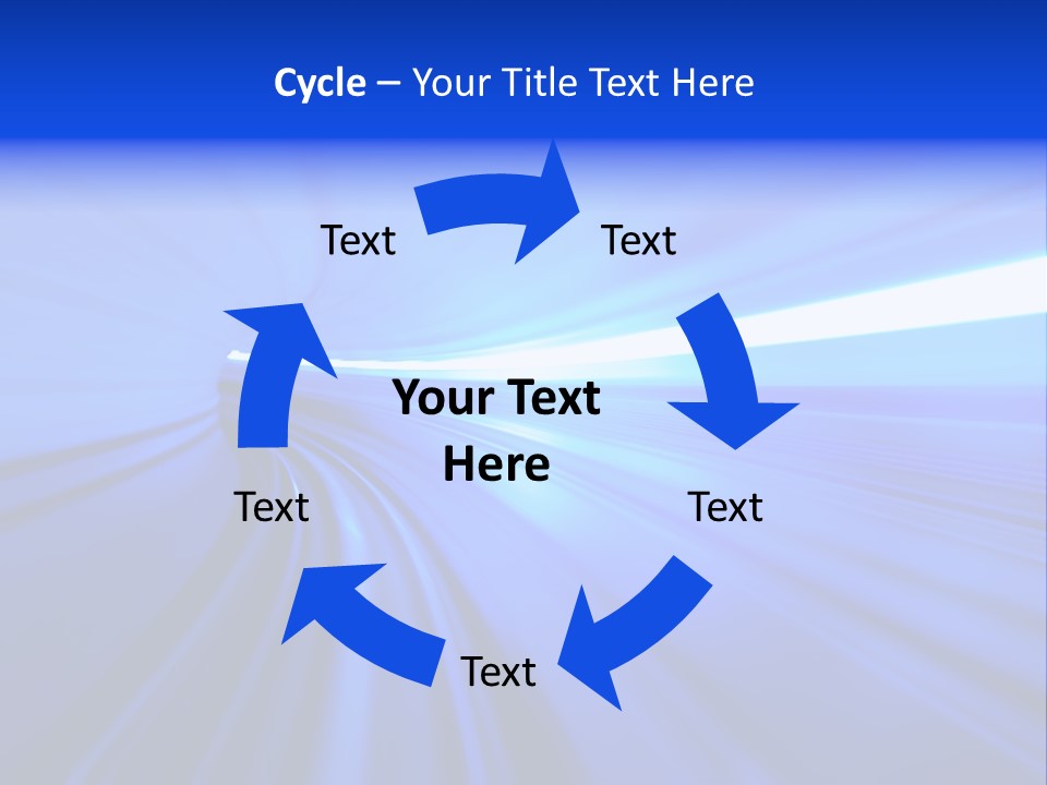 Motion Fast In Tunnel PowerPoint Template