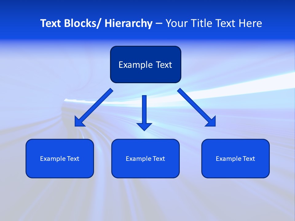 Motion Fast In Tunnel PowerPoint Template