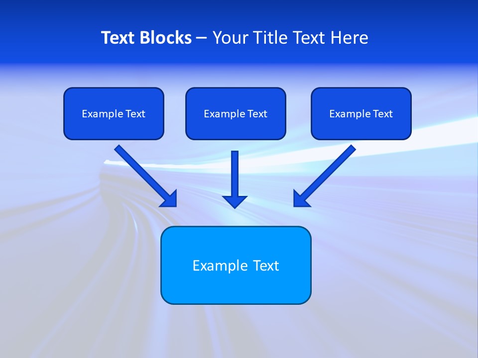 Motion Fast In Tunnel PowerPoint Template