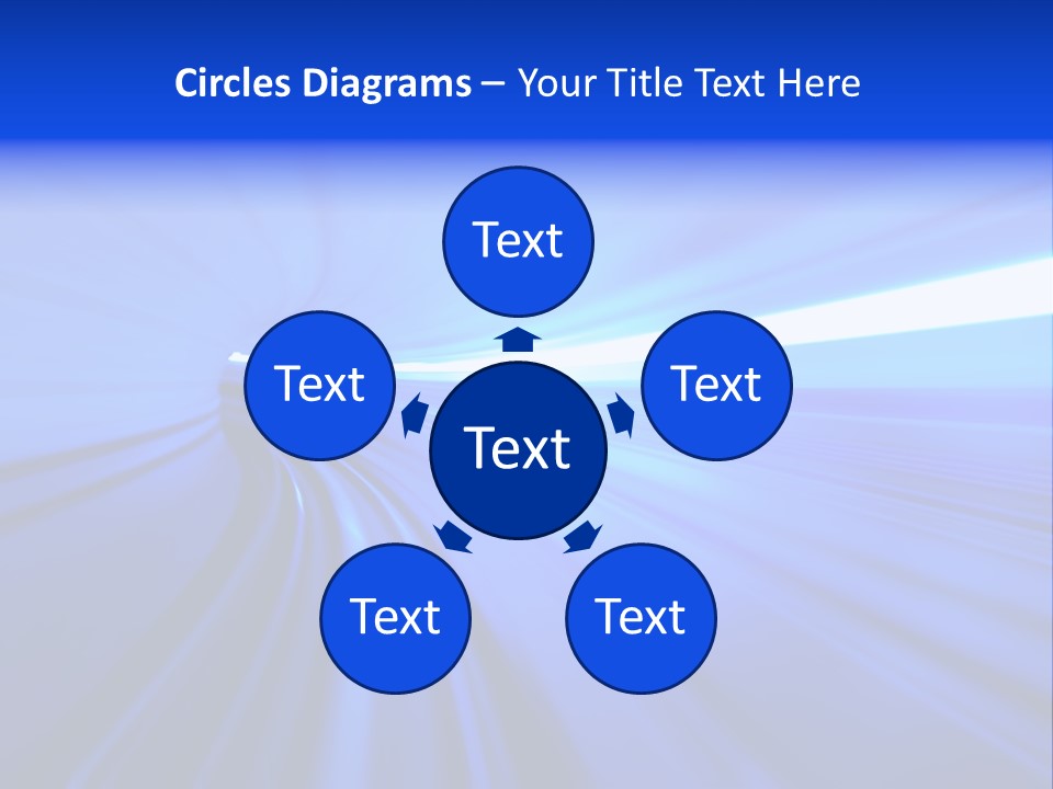 Motion Fast In Tunnel PowerPoint Template