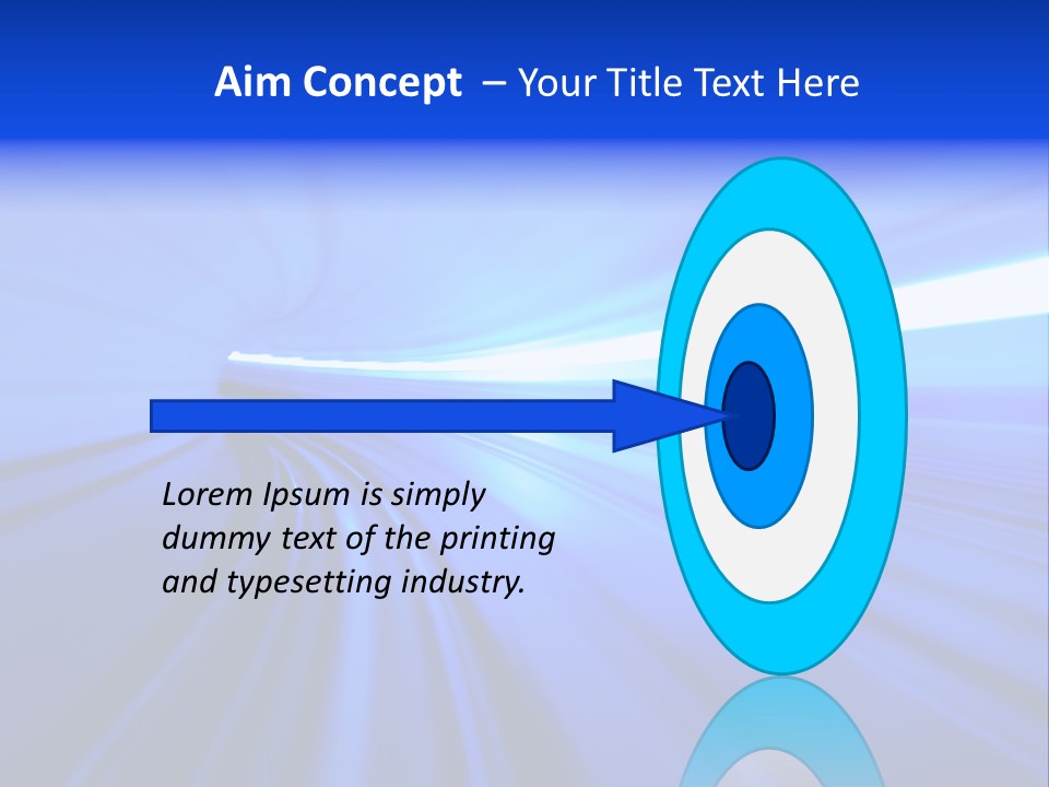 Motion Fast In Tunnel PowerPoint Template