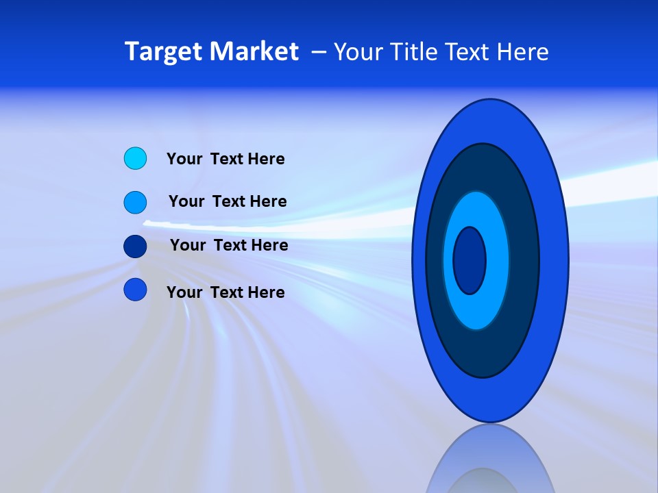 Motion Fast In Tunnel PowerPoint Template