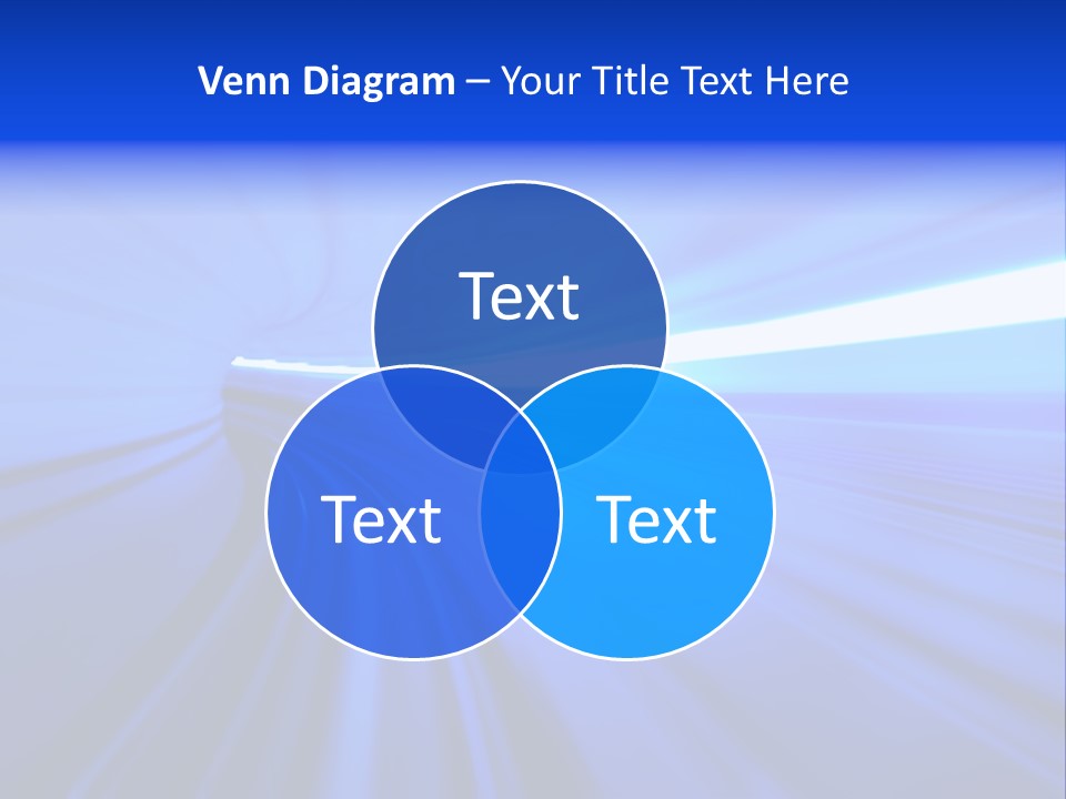 Motion Fast In Tunnel PowerPoint Template