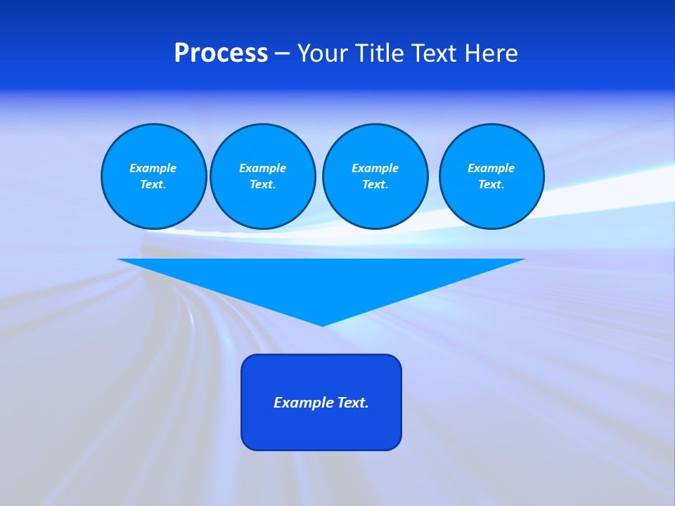 Motion Fast In Tunnel PowerPoint Template