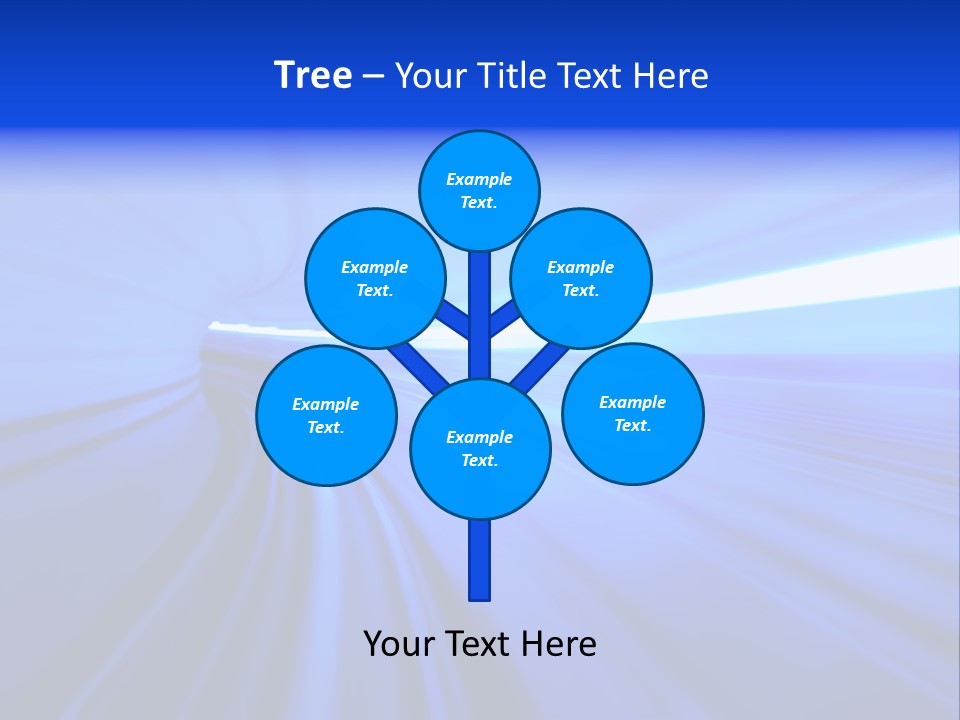 Motion Fast In Tunnel PowerPoint Template