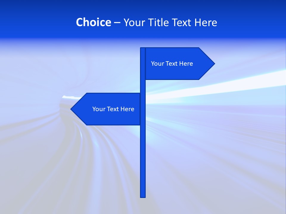 Motion Fast In Tunnel PowerPoint Template