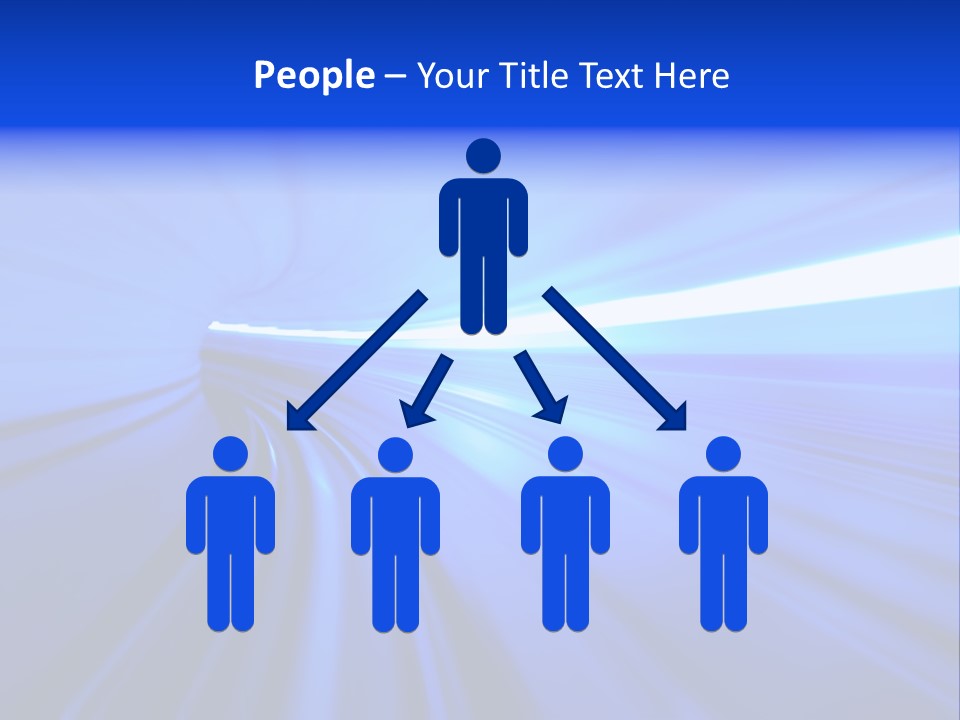 Motion Fast In Tunnel PowerPoint Template