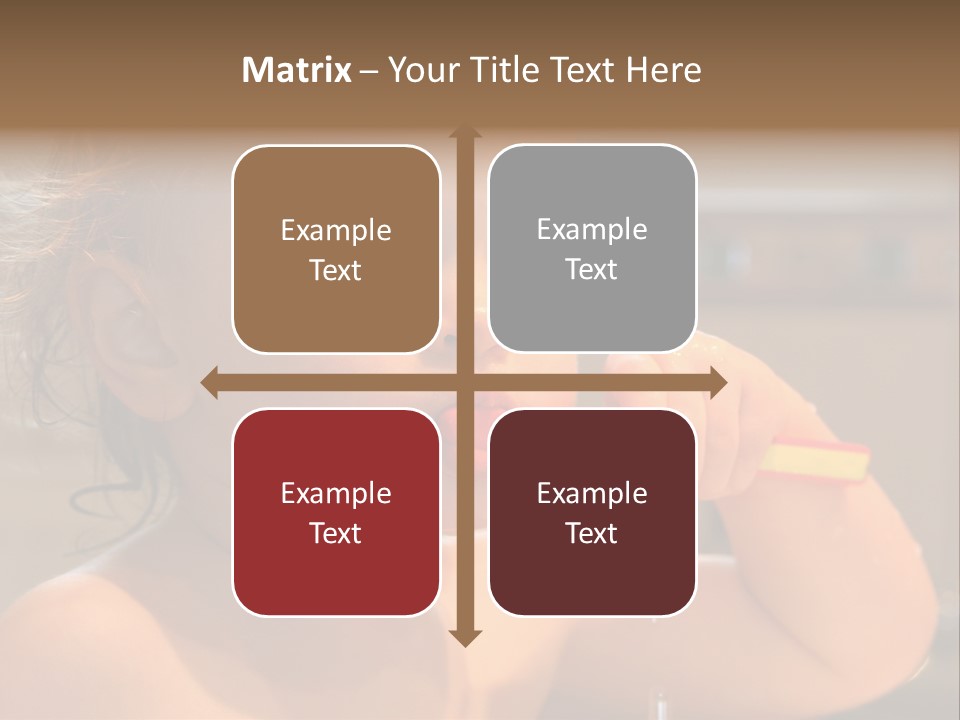 Little Baby Brushing Teeth PowerPoint Template