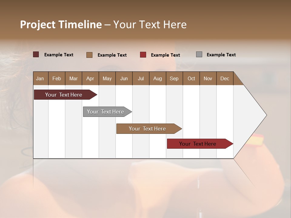 Little Baby Brushing Teeth PowerPoint Template