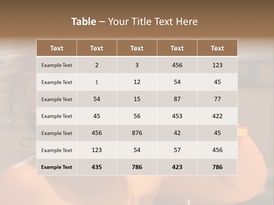 Little Baby Brushing Teeth PowerPoint Template