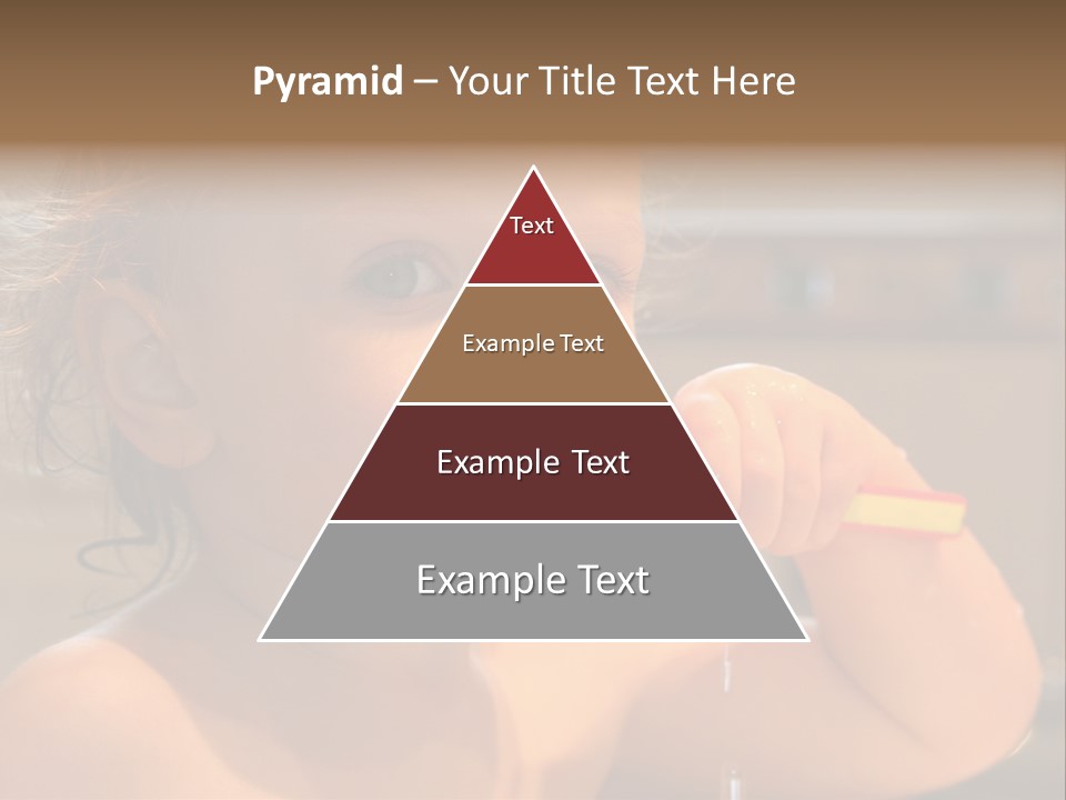 Little Baby Brushing Teeth PowerPoint Template