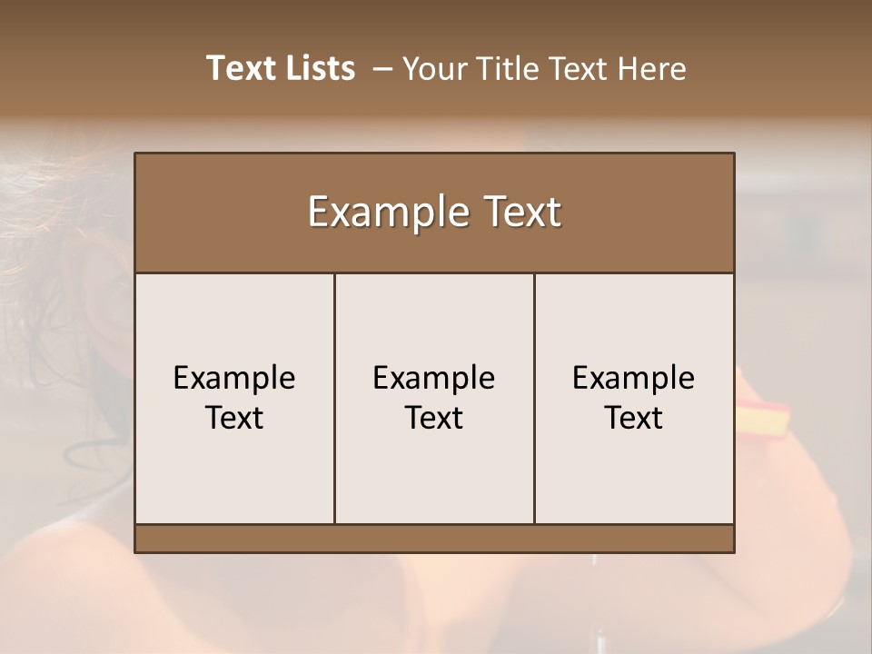 Little Baby Brushing Teeth PowerPoint Template