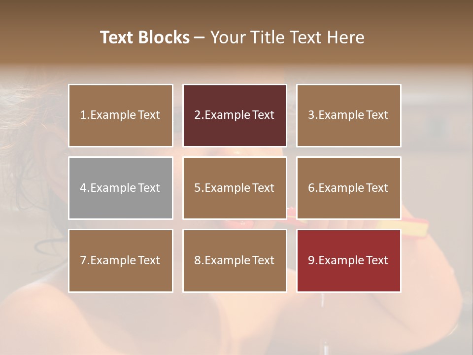 Little Baby Brushing Teeth PowerPoint Template