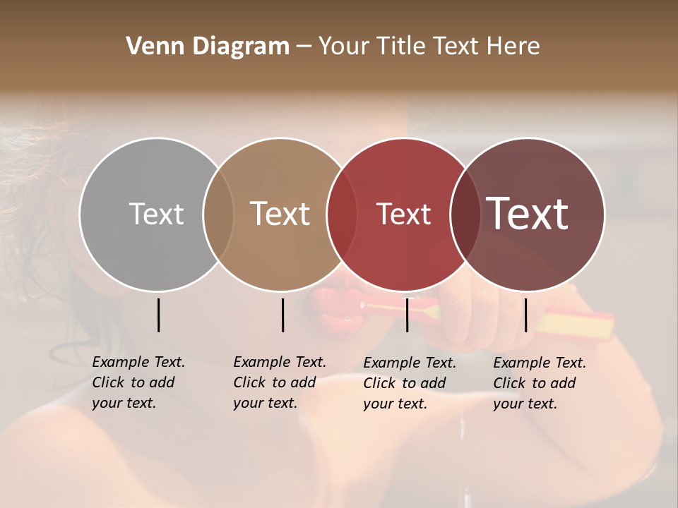 Little Baby Brushing Teeth PowerPoint Template