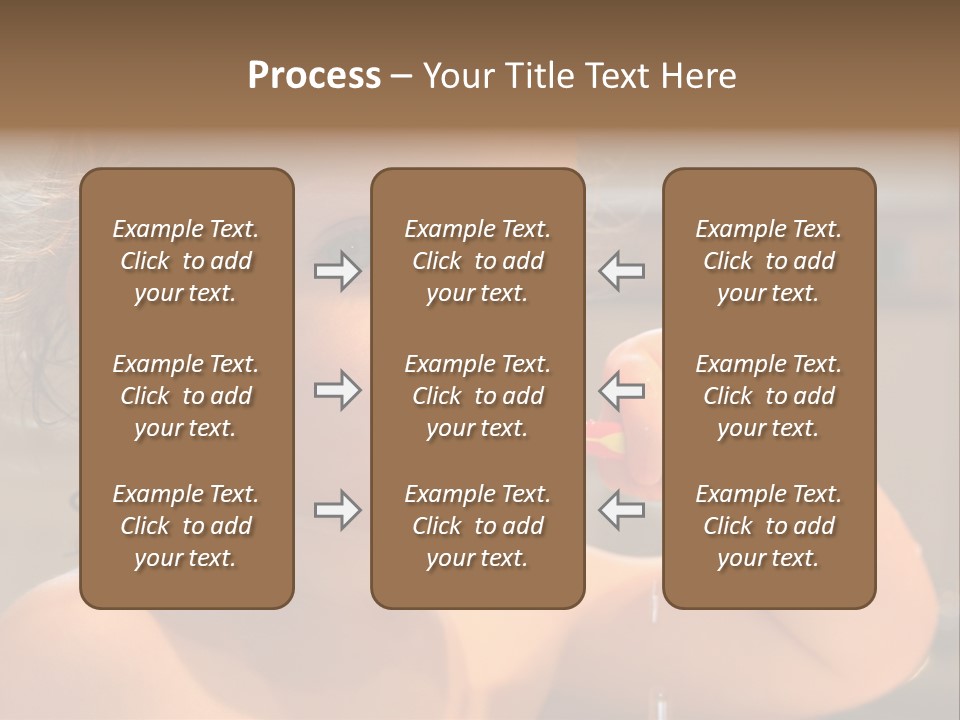 Little Baby Brushing Teeth PowerPoint Template